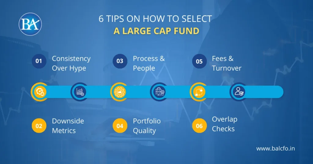6 Tips on how to select a large cap fund