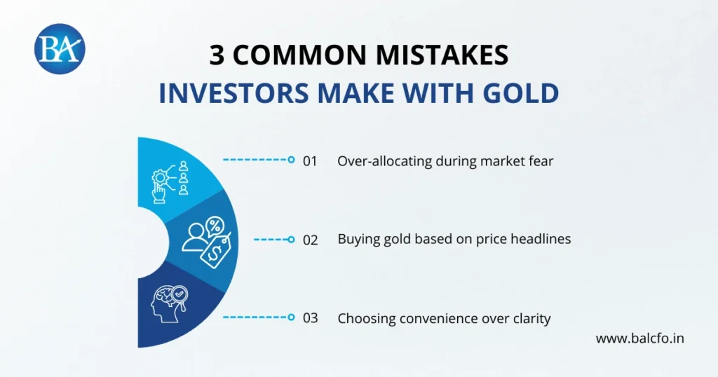 3 Common Mistakes Investors Make With Gold